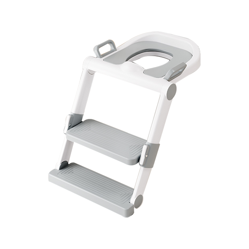 Foldable PU Seat Baby Toilet Trainer with Step Ladder