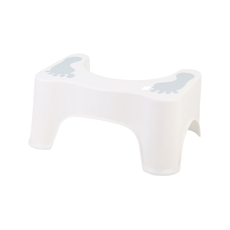 Toilet Stool With  Footprint