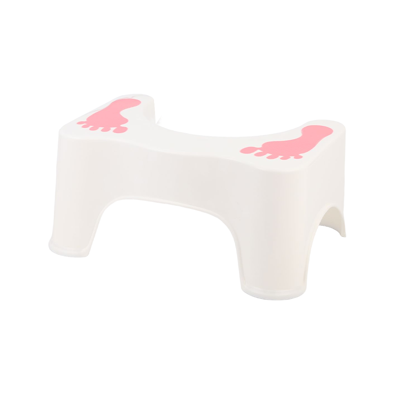 Toilet Stool With  Footprint