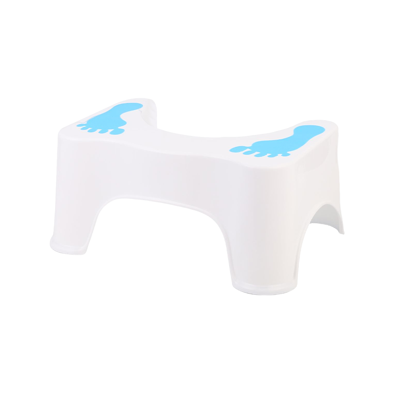 Toilet Stool With  Footprint