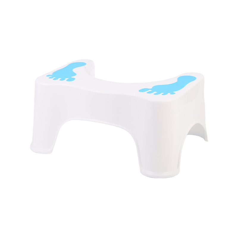 Toilet Stool With  Footprint