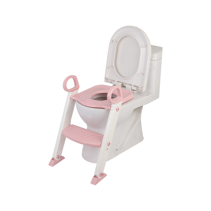 Plastic Colorful Foldable Baby Potty With Step Ladder