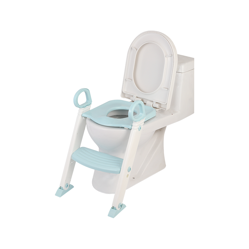 Plastic Colorful Foldable Baby Potty With Step Ladder