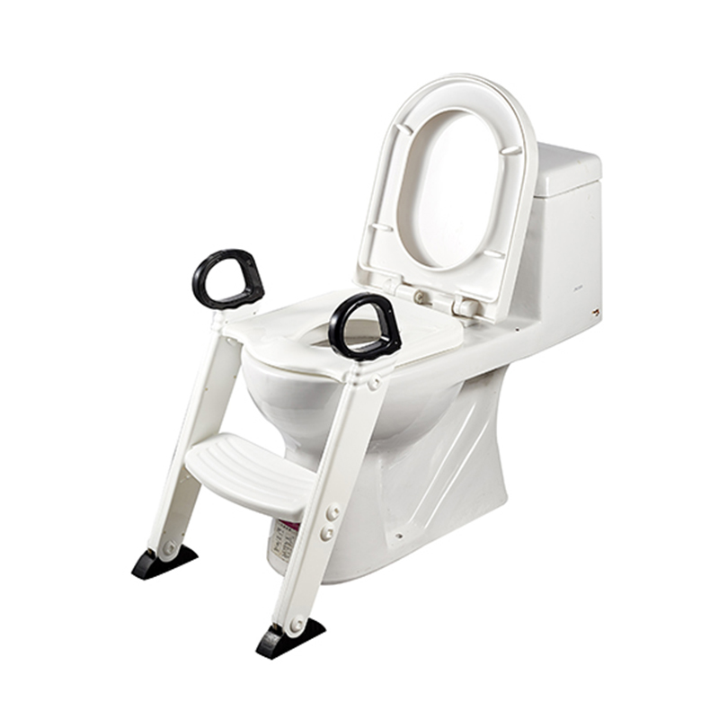 Plastic Colorful Foldable Baby Potty With Step Ladder