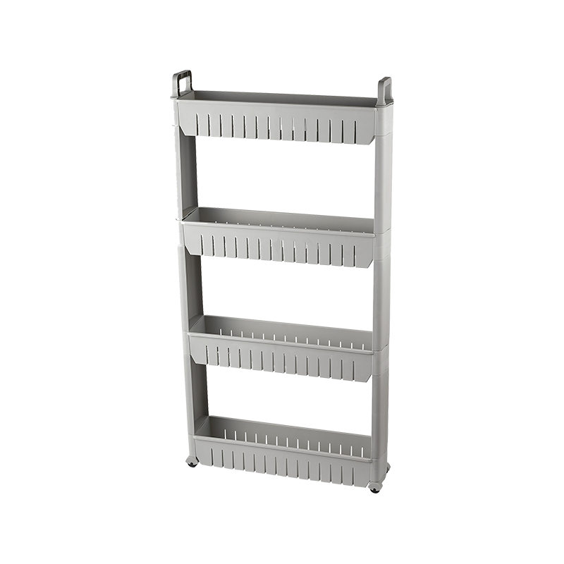  Plastic  Rolling Storage Organizer Rack-4Layers