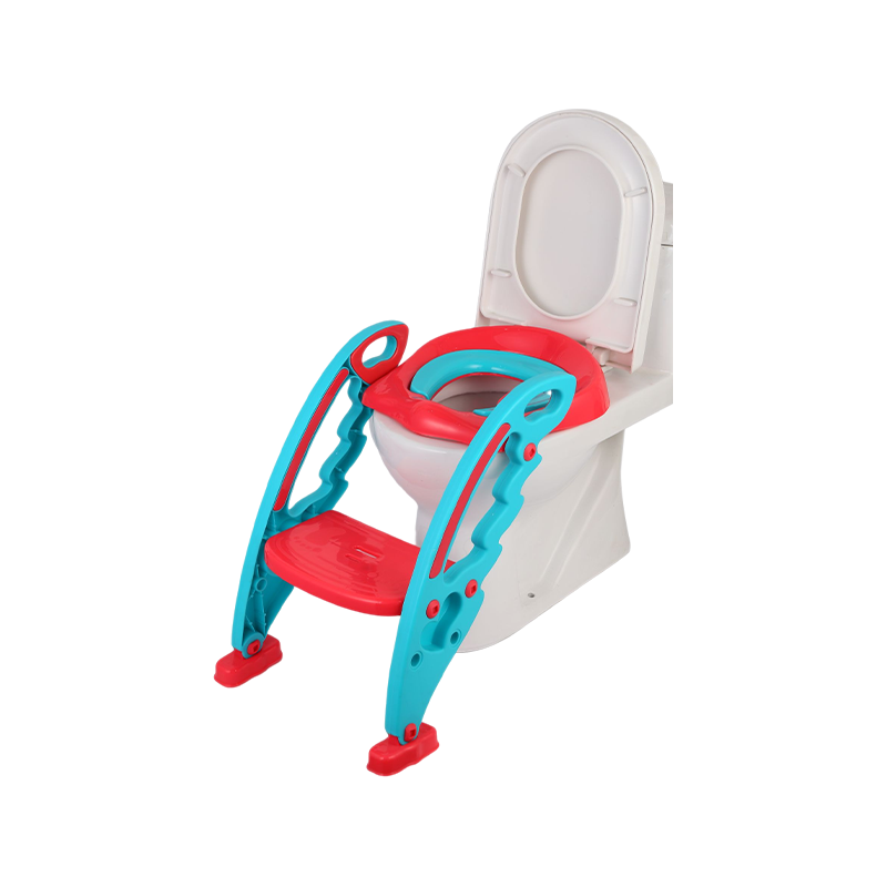 Durable Plastic Foldable Kids Baby Potty With Step Ladder