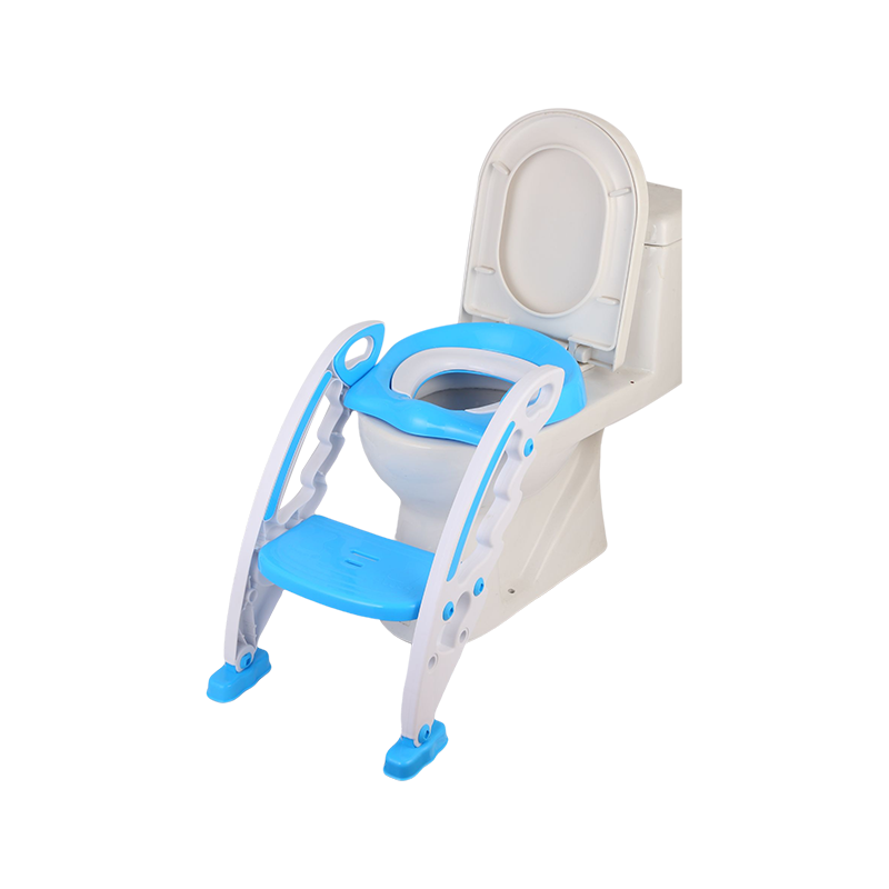 Durable Plastic Foldable Kids Baby Potty With Step Ladder