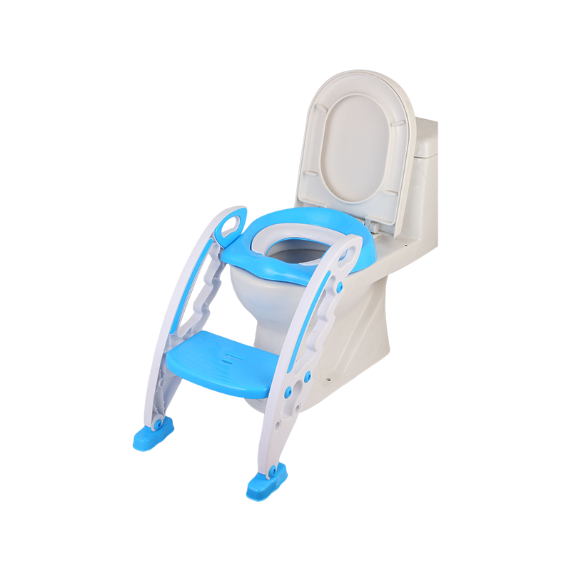 Durable Plastic Foldable Kids Baby Potty With Step Ladder