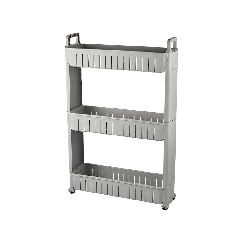 Plastic  Rolling Storage Organizer Rack-3Layers