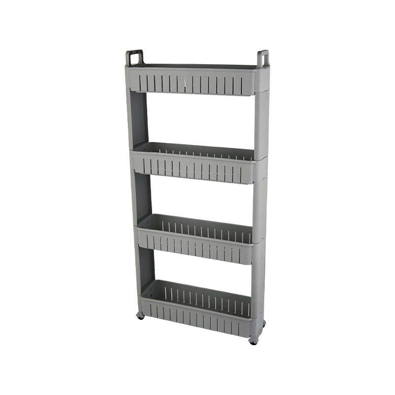  Plastic  Rolling Storage Organizer Rack-4Layers