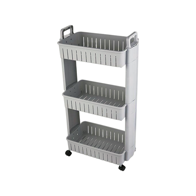 Plastic  Rolling Storage Organizer Rack-3Layers