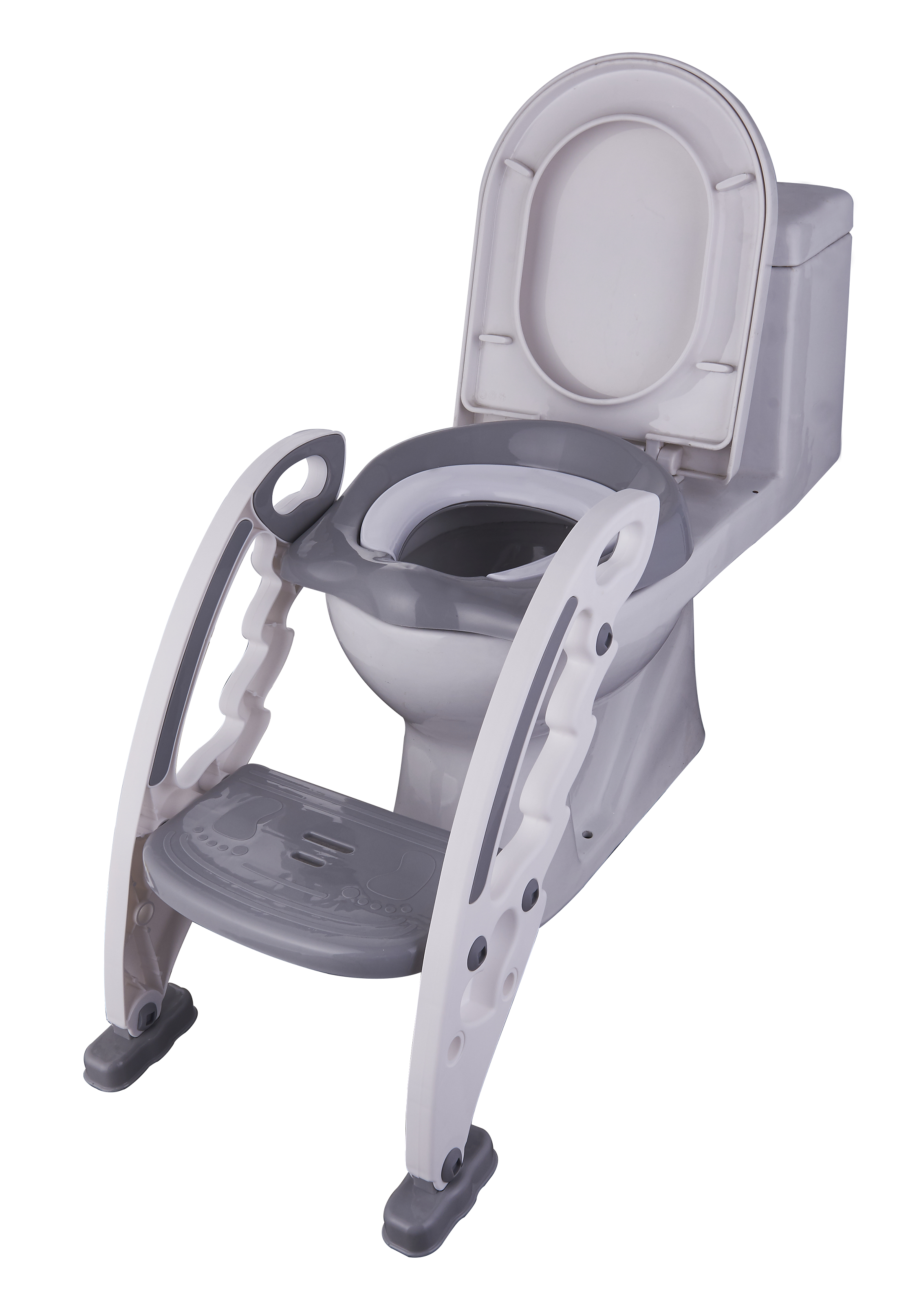 Durable Plastic Foldable Kids Baby Potty With Step Ladder