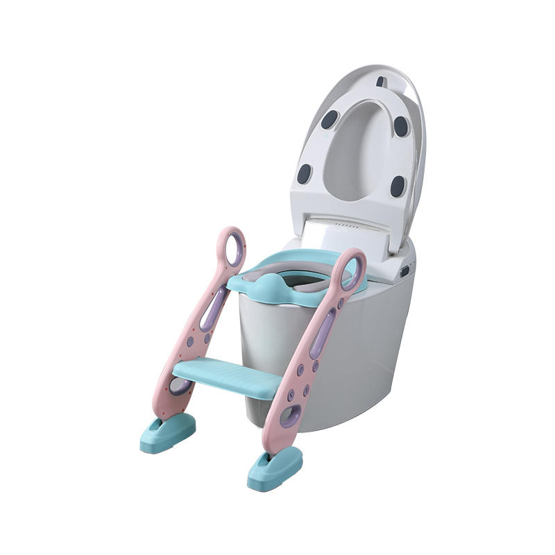  PU Seat Baby Potty With Step Ladder