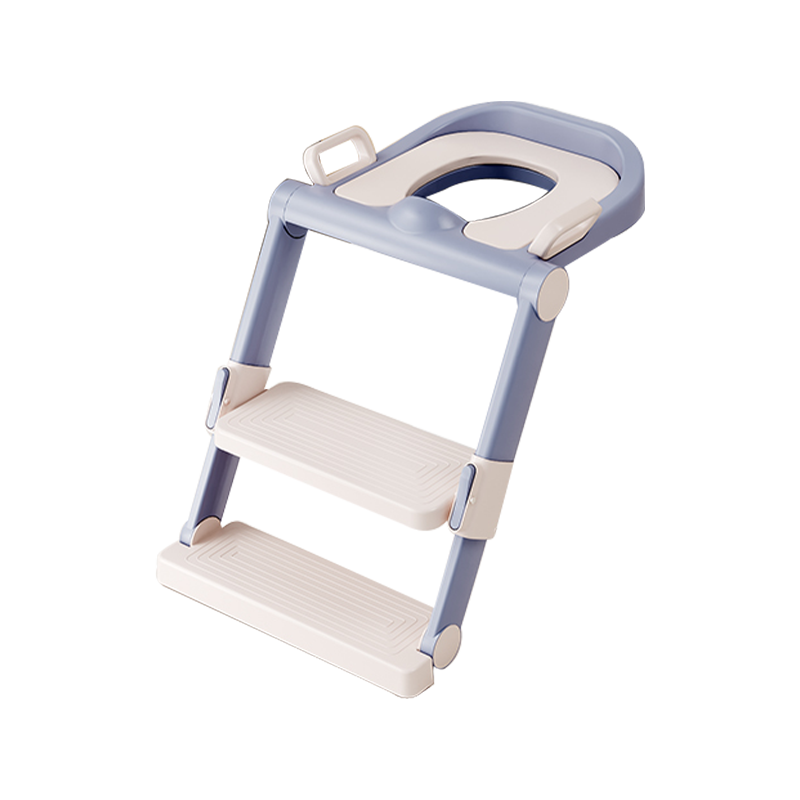 Foldable PU Seat Baby Toilet Trainer with Step Ladder