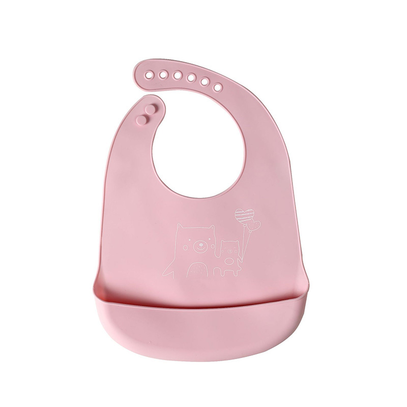 Waterproof Wearable Soft Silicone Baby Bib